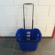 Winkelmandje blauw 34 liter Winkelmandje blauw 34 liter